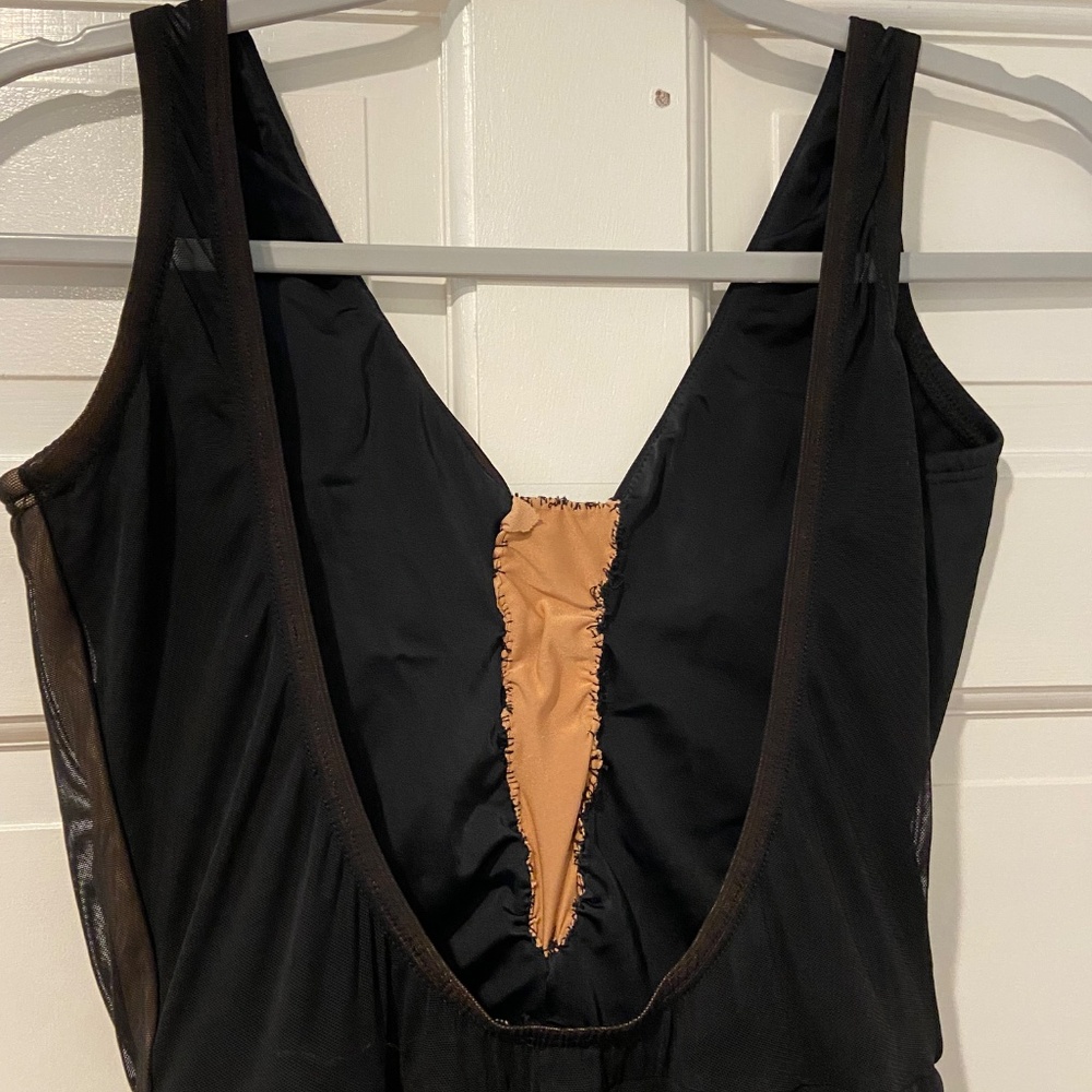 Revolution Dancewear Epiphany Black Costume – Matte Spandex  Mesh Dress,  Medium - Picture 12 of 15